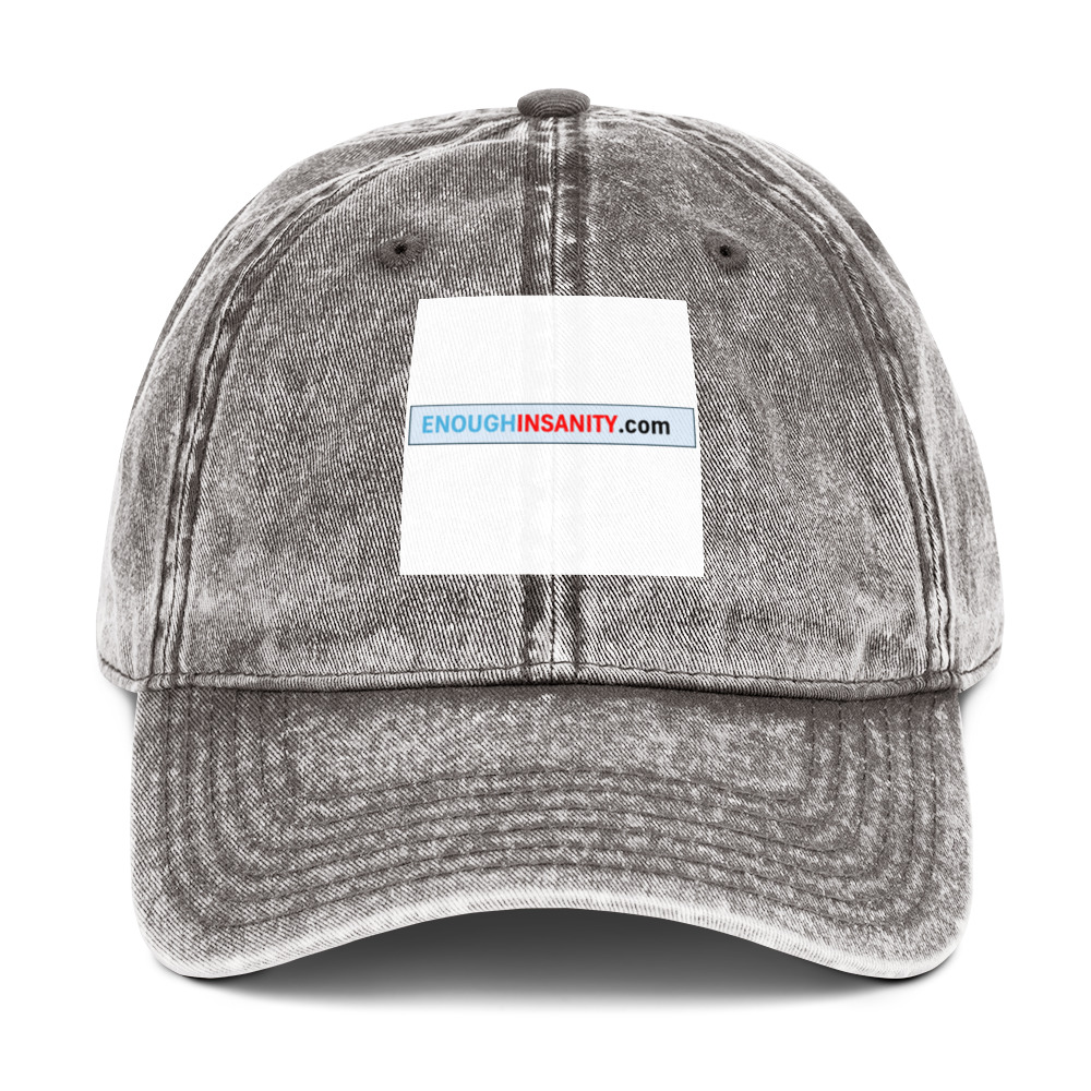 Vintage Cotton Twill Cap