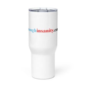 Travel mug with a handle
